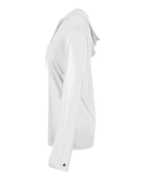 Badger Women's B-Core Hooded Long Sleeve T-Shirt 4165