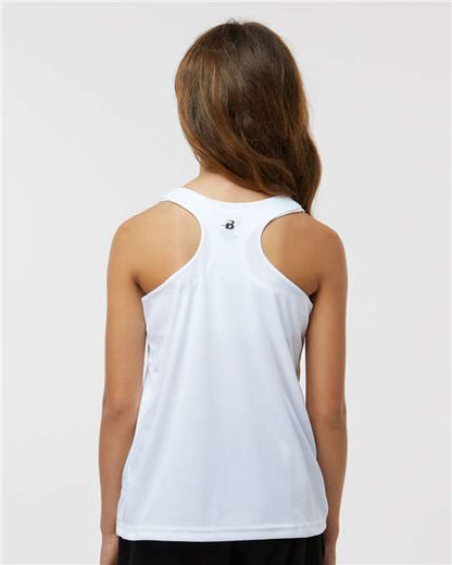 Badger Girls’ B-Core Racerback Tank Top 2166
