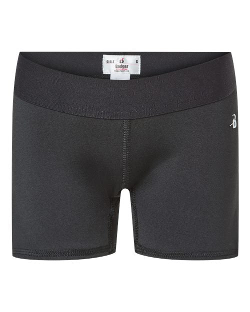 Badger Girls' Pro-Compression Shorts 2629