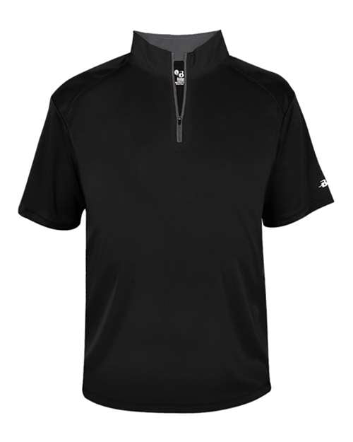 Badger Men's B-Core Short Sleeve Quarter-Zip 4199