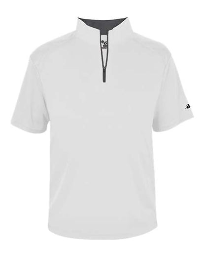 Badger Men's B-Core Short Sleeve Quarter-Zip 4199