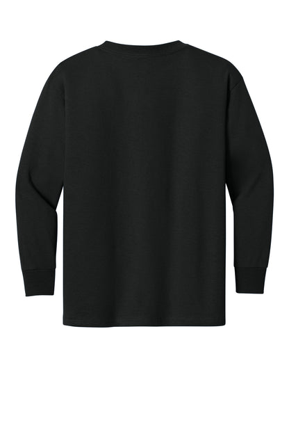Gildan Youth Heavy Cotton 100% Cotton Long Sleeve T-Shirt. 5400B