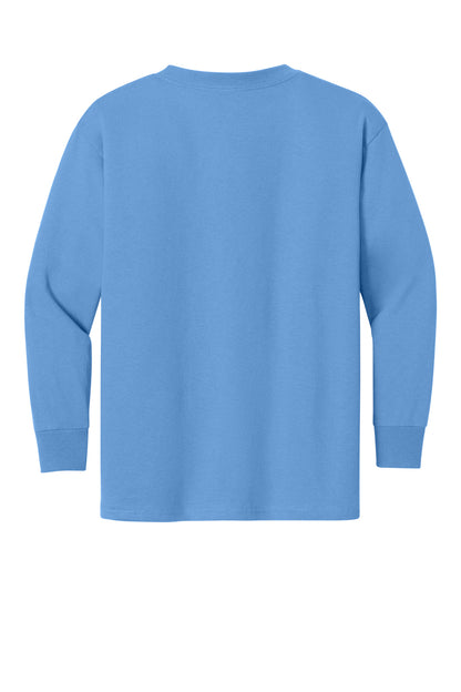 Gildan Youth Heavy Cotton 100% Cotton Long Sleeve T-Shirt. 5400B