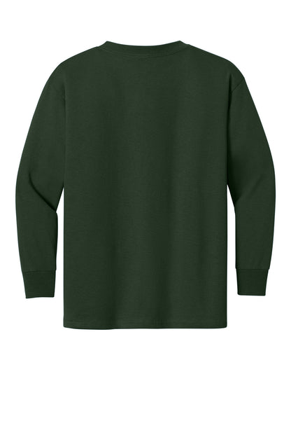 Gildan Youth Heavy Cotton 100% Cotton Long Sleeve T-Shirt. 5400B