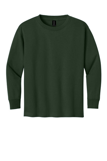 Gildan Youth Heavy Cotton 100% Cotton Long Sleeve T-Shirt. 5400B