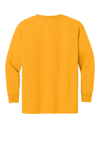 Gildan Youth Heavy Cotton 100% Cotton Long Sleeve T-Shirt. 5400B