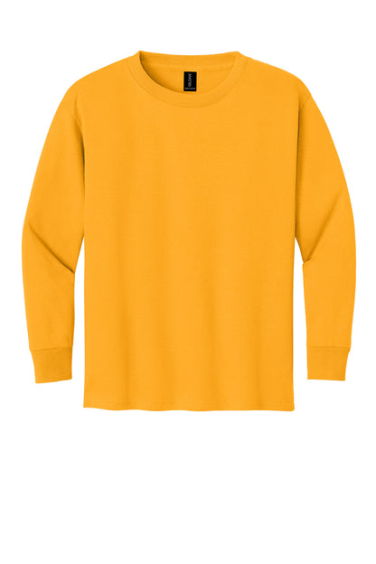 Gildan Youth Heavy Cotton 100% Cotton Long Sleeve T-Shirt. 5400B