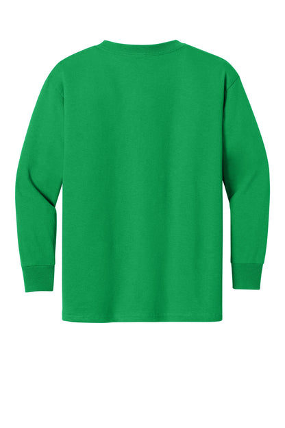 Gildan Youth Heavy Cotton 100% Cotton Long Sleeve T-Shirt. 5400B