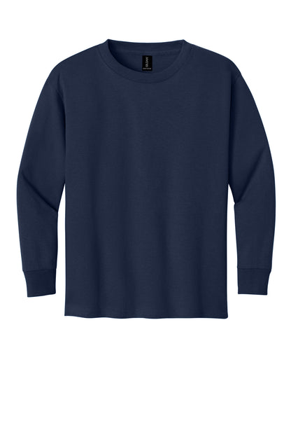 Gildan Youth Heavy Cotton 100% Cotton Long Sleeve T-Shirt. 5400B