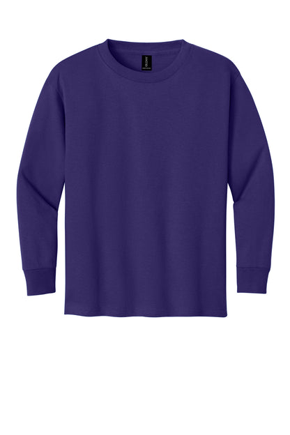 Gildan Youth Heavy Cotton 100% Cotton Long Sleeve T-Shirt. 5400B