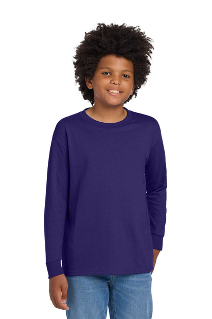 Gildan Youth Heavy Cotton 100% Cotton Long Sleeve T-Shirt. 5400B