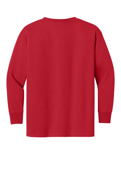 Gildan Youth Heavy Cotton 100% Cotton Long Sleeve T-Shirt. 5400B