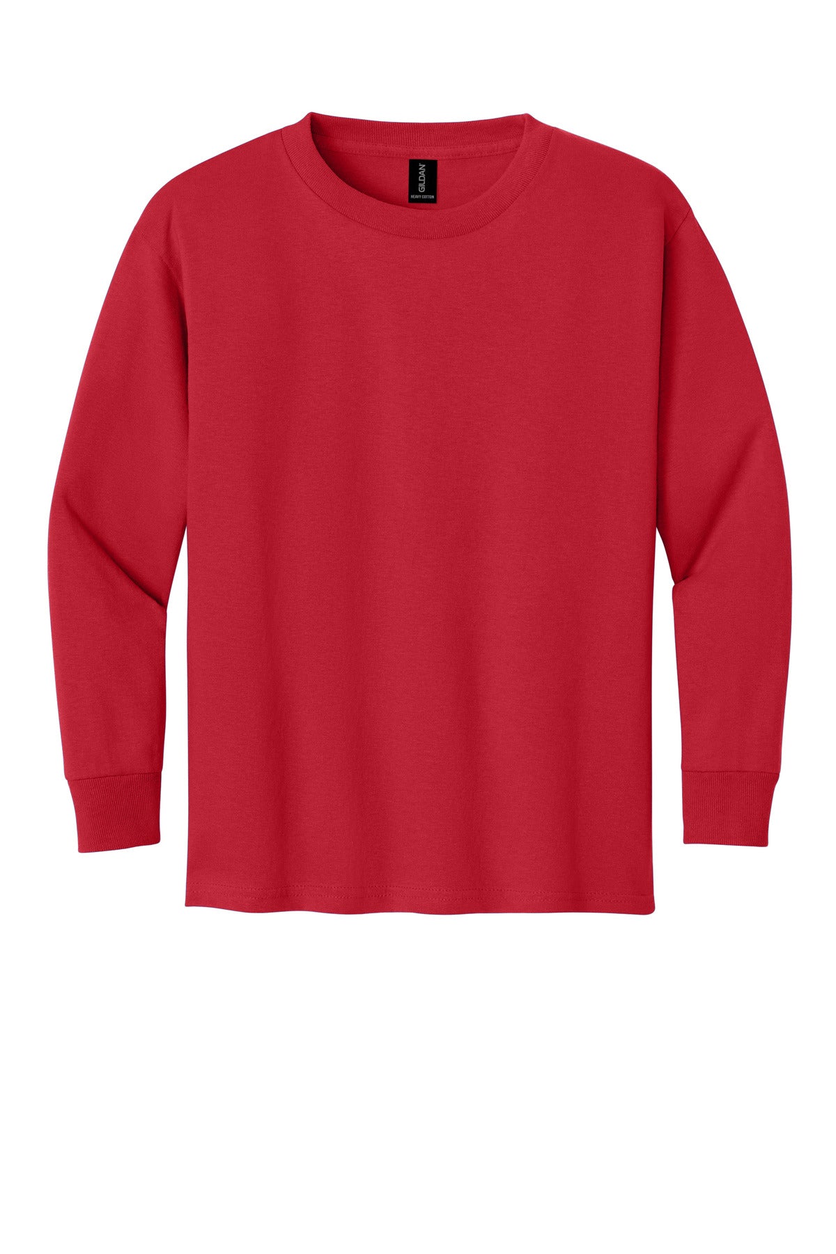 Gildan Youth Heavy Cotton 100% Cotton Long Sleeve T-Shirt. 5400B