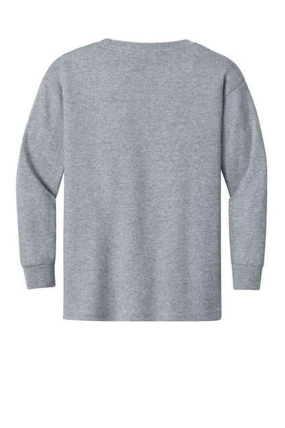 Gildan Youth Heavy Cotton 100% Cotton Long Sleeve T-Shirt. 5400B