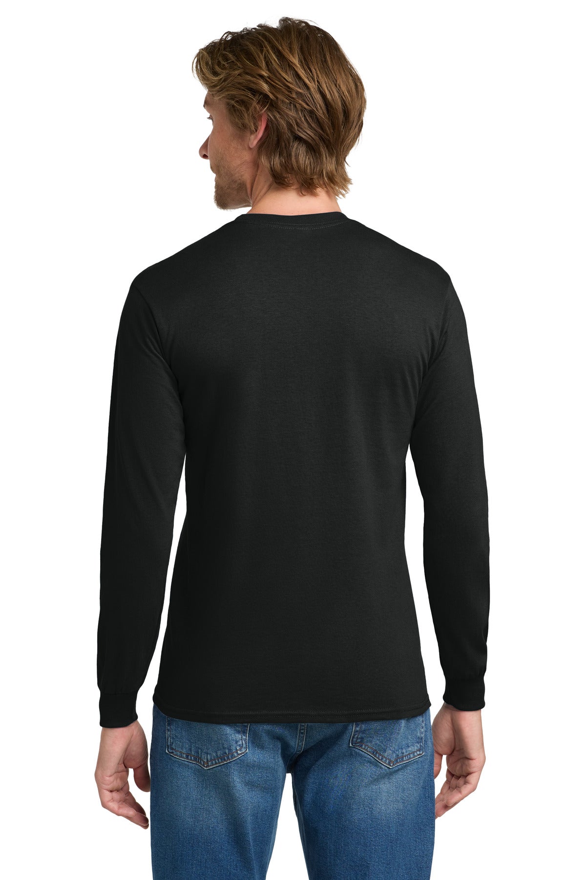 Gildan - Heavy Cotton 100% Cotton Long Sleeve T-Shirt.  5400