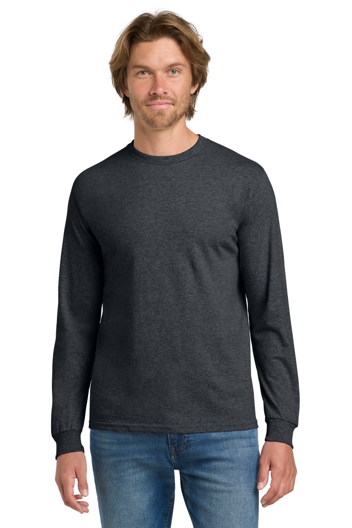 Gildan - Heavy Cotton 100% Cotton Long Sleeve T-Shirt.  5400