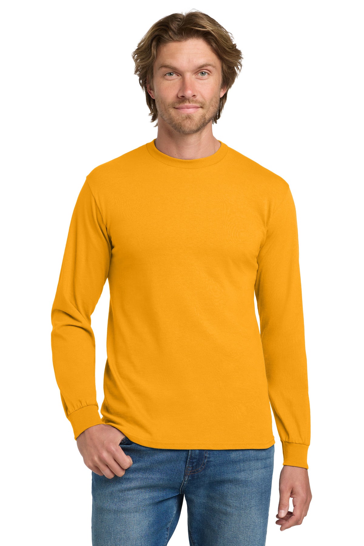 Gildan - Heavy Cotton 100% Cotton Long Sleeve T-Shirt.  5400