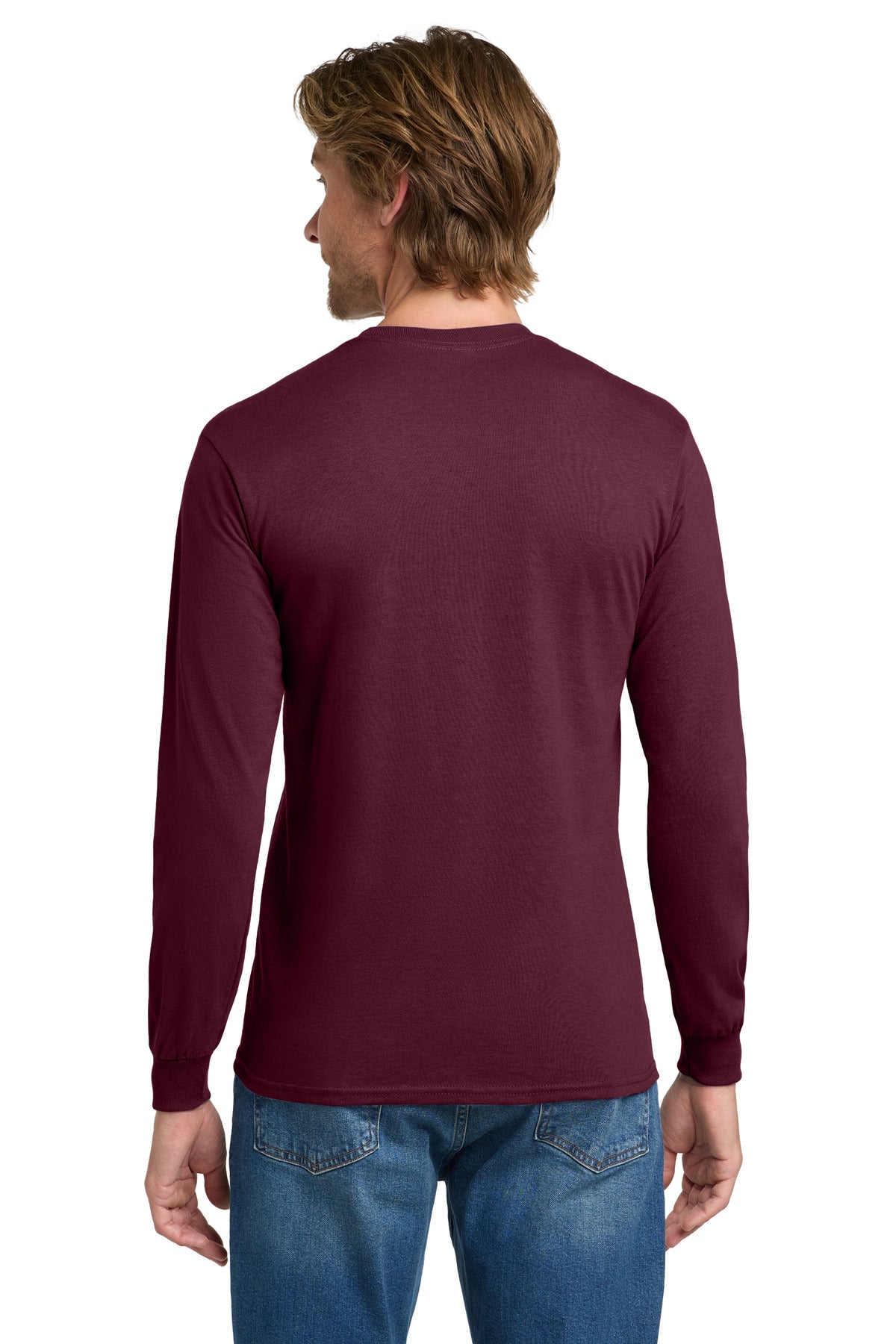 Gildan - Heavy Cotton 100% Cotton Long Sleeve T-Shirt.  5400