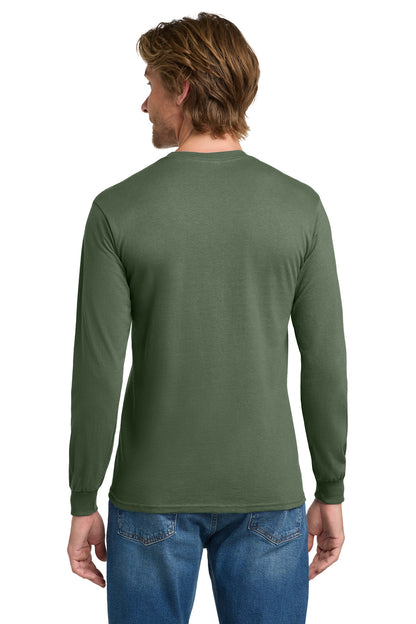 Gildan - Heavy Cotton 100% Cotton Long Sleeve T-Shirt.  5400