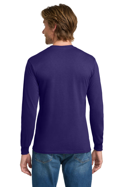 Gildan - Heavy Cotton 100% Cotton Long Sleeve T-Shirt.  5400