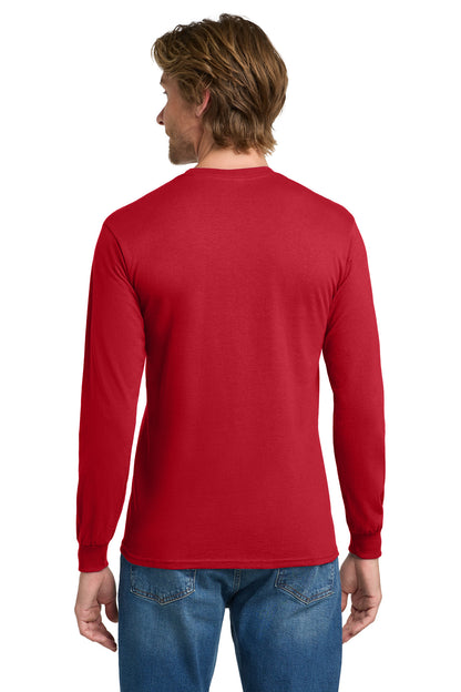 Gildan - Heavy Cotton 100% Cotton Long Sleeve T-Shirt.  5400