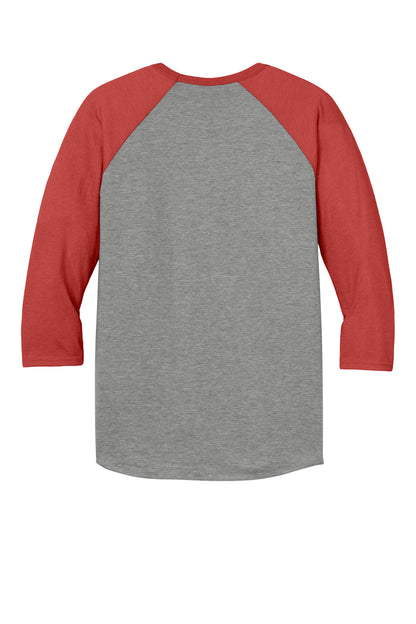 Jerzees Unisex Premium Blend Combed Ring Spun 3/4-Sleeve Raglan 560R