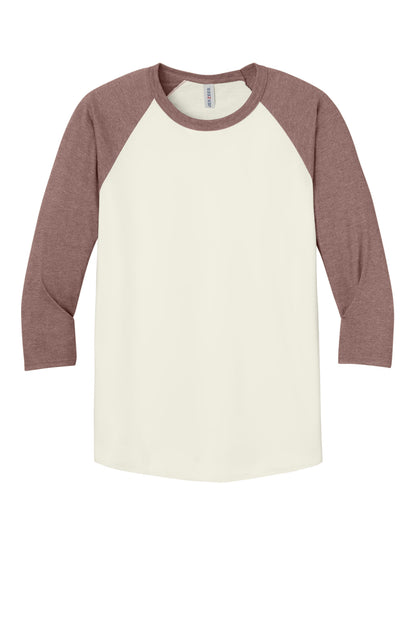 Jerzees Unisex Premium Blend Combed Ring Spun 3/4-Sleeve Raglan 560R