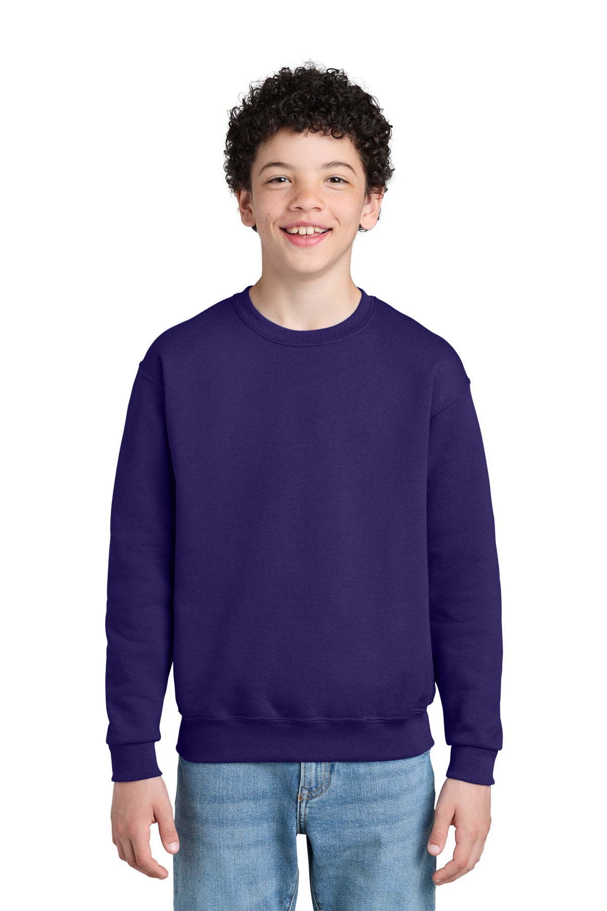 Jerzees - Youth NuBlend Crewneck Sweatshirt.  562B