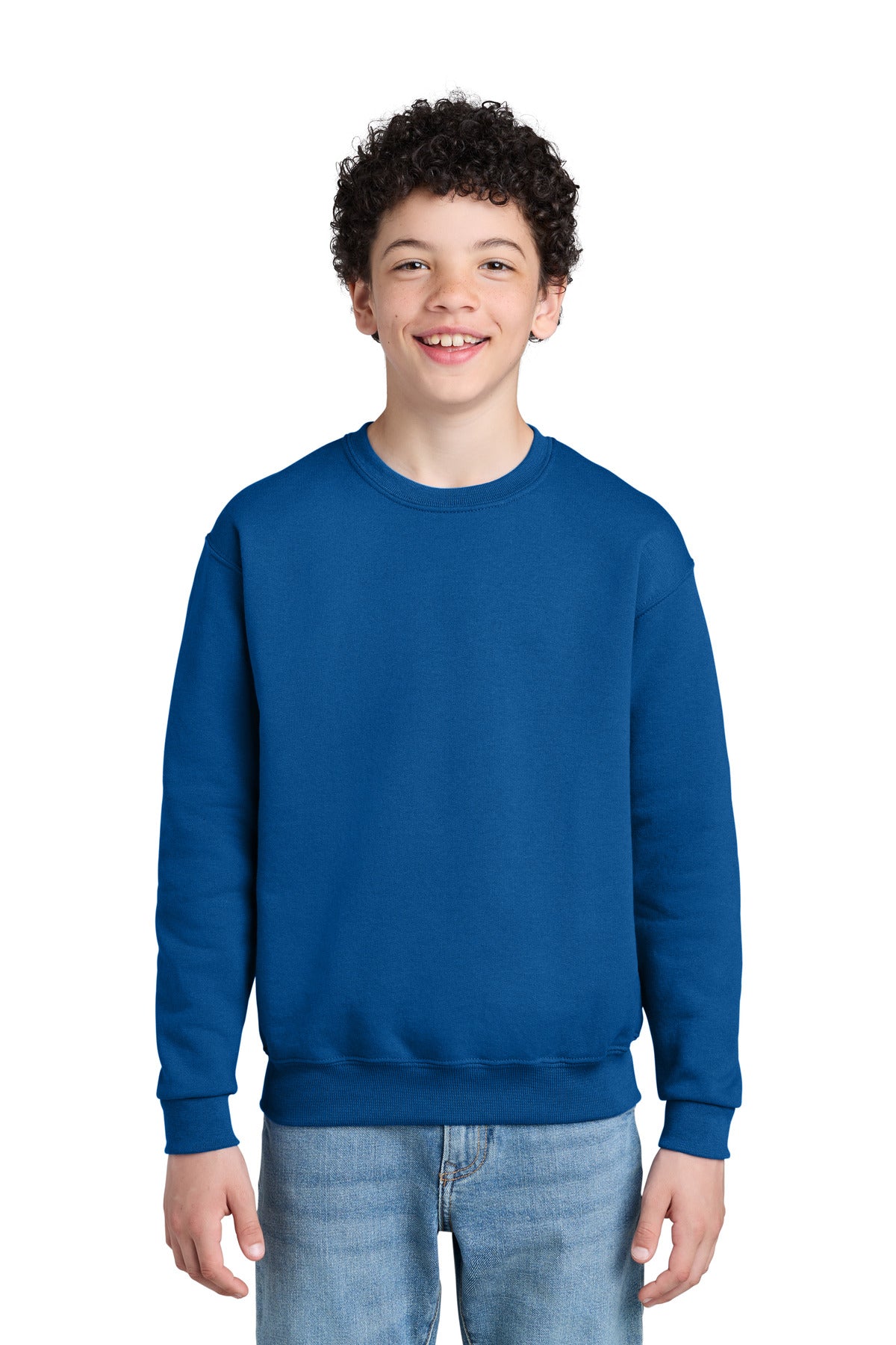 Jerzees - Youth NuBlend Crewneck Sweatshirt.  562B