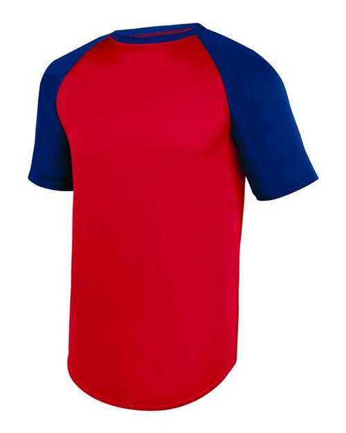 Augusta Sportswear Youth Wicking Short Sleeve Baseball Jersey 1509