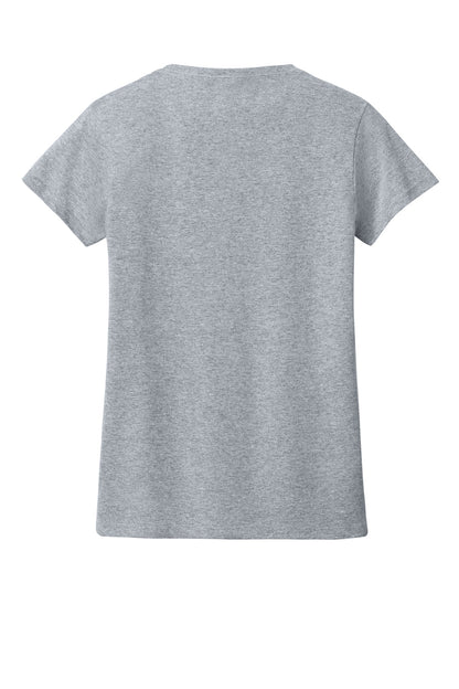 Gildan Women's Heavy Cotton 100% Cotton V-Neck T-Shirt. 5V00L