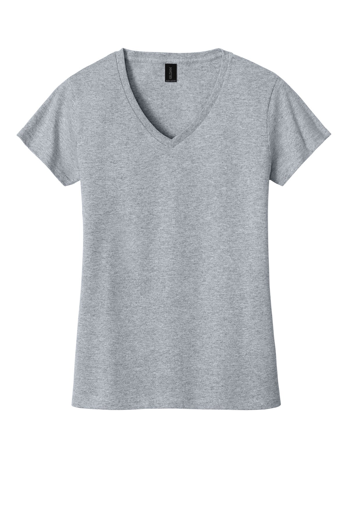 Gildan Women's Heavy Cotton 100% Cotton V-Neck T-Shirt. 5V00L