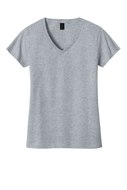Gildan Women's Heavy Cotton 100% Cotton V-Neck T-Shirt. 5V00L