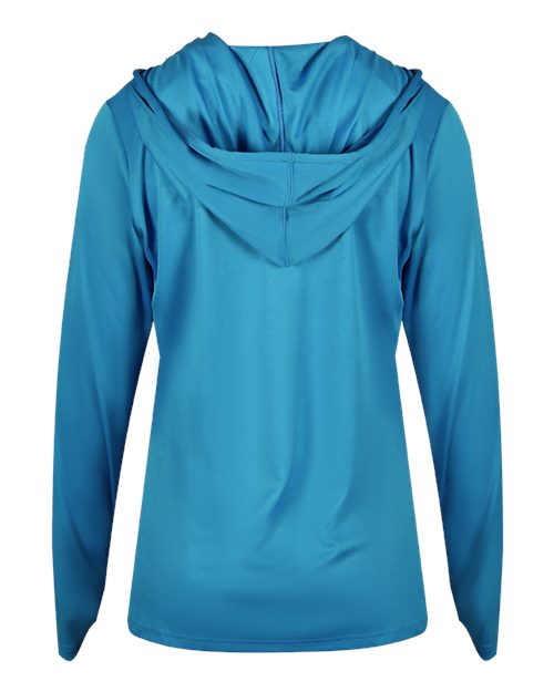Badger Women's B-Core Hooded Long Sleeve T-Shirt 4165
