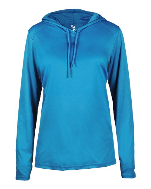 Badger Women's B-Core Hooded Long Sleeve T-Shirt 4165