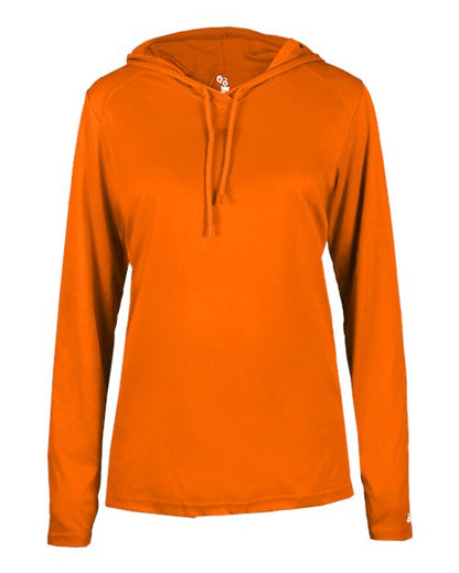 Badger Women's B-Core Hooded Long Sleeve T-Shirt 4165