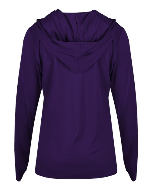 Badger Women's B-Core Hooded Long Sleeve T-Shirt 4165