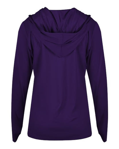 Badger Women's B-Core Hooded Long Sleeve T-Shirt 4165