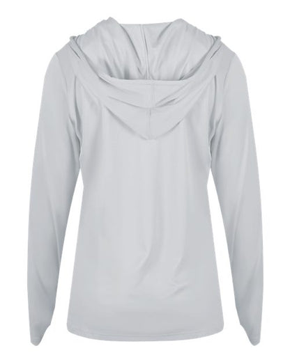 Badger Women's B-Core Long Sleeve Hooded T-Shirt 4165
