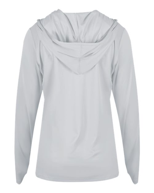 Badger Women's B-Core Hooded Long Sleeve T-Shirt 4165
