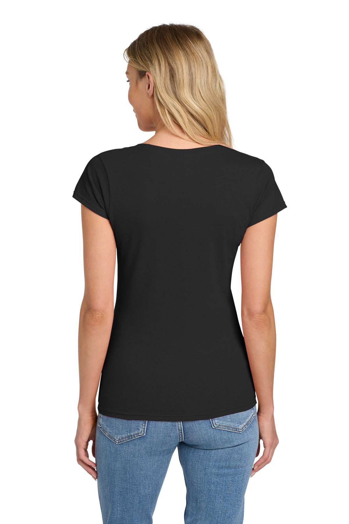 Gildan Softstyle Women's Fit V-Neck T-Shirt. 64V00L
