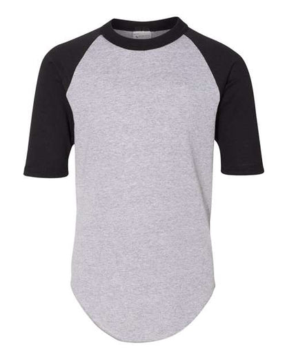 Augusta Sportswear Youth Three-Quarter Sleeve Baseball Jersey 4421