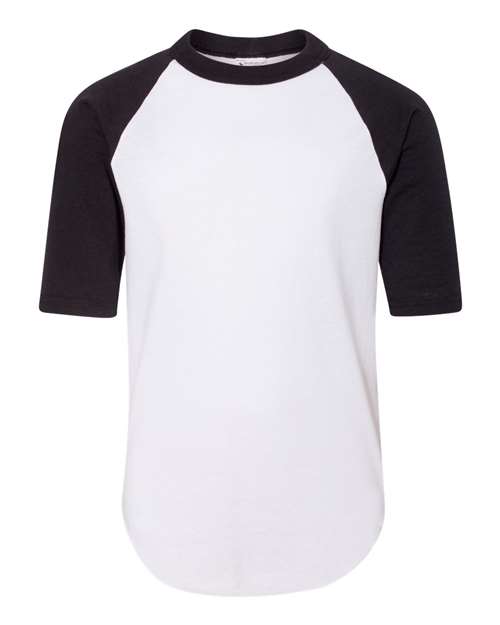 Augusta Sportswear Youth Three-Quarter Sleeve Baseball Jersey 4421