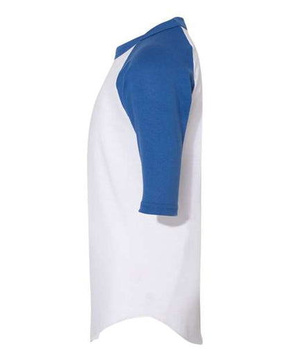 Augusta Sportswear Youth Three-Quarter Sleeve Baseball Jersey 4421