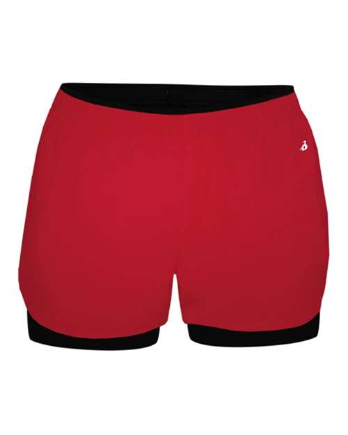 Badger Women's Double Up Shorts 6150