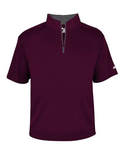 Badger Men's B-Core Short Sleeve Quarter-Zip 4199