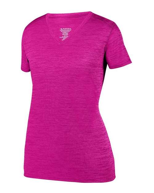 Augusta Sportswear Women's Shadow Tonal Heather Training V-Neck T-Shirt 2902