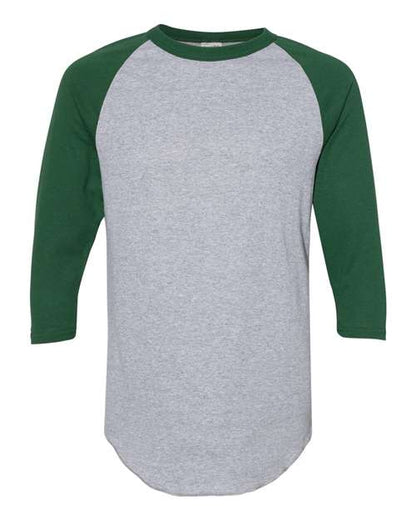 Augusta Sportswear Unisex Three-Quarter Raglan Sleeve Baseball Jersey T-Shirt 4420