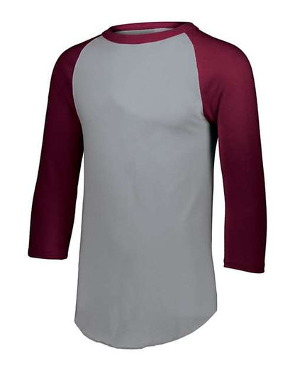 Augusta Sportswear Youth Three-Quarter Sleeve Baseball Jersey 4421