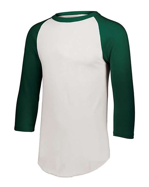Augusta Sportswear Youth Three-Quarter Sleeve Baseball Jersey 4421